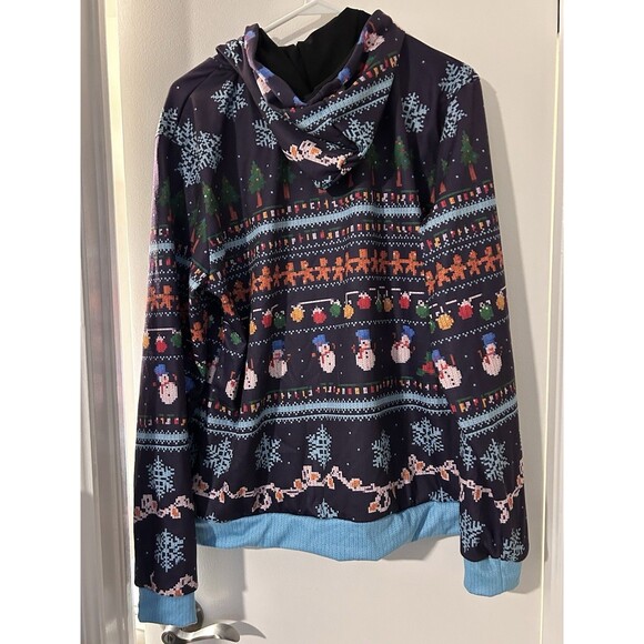 Taylor Swift Beloved Christmas Holiday Ugly Pullover Hoodie Size Large - Picture 2 of 6